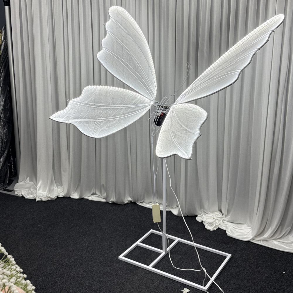 Wedding Electric Butterfly Floor Lamp-Giant Moving Butterfly Lights – Ex Demo